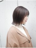 【Cueｍ菅原】切りっぱなしナチュラルヘルシー平行ボブ