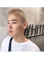 アンダーバーホワイト 南海難波店(_WHITE)&nbsp;メンズ　ホワイトベージュ