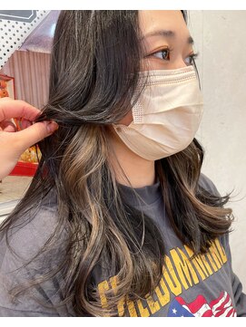 ロンドプランタン 恵比寿(Lond Printemps) ＊石垣　インナーカラー/アッシュベージュ/ミルクティーベージュ