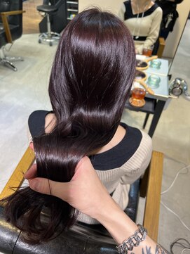 トレス(TRESS) ミディアムレイヤー　艶カラー　ピンクカラー