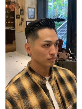 ルドローブラントオオサカ(LUDLOW BLUNT Osaka) 【ルドローブラント】フェードカット サイドパート ビジネスマン