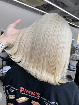 エゴル ナゴヤサカエ(ENGOL NAGOYA SAKAE) ホワイトベージュ/ベージュカラー/ハイトーンカラー