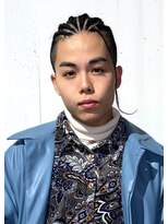 ラブ ロック Love' Lock&nbsp;コーンロウ・ブレイズ・成人式、成人式ヘア、dleague・satsuki