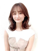 くびれミディココアベージュツヤオレンジ透明感20代30代40代