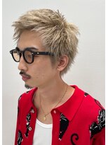 ディーン 名駅店(DEAN)&nbsp;ブロンドカラー　メンズカラー　ベージュカラー　メンズショート