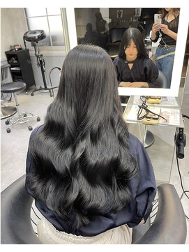 ロンドアヴァントゥス 池袋(Lond aventus) 韓国レイヤー/韓国風/ボブ/髪質改善/黒髪/ブリーチなし〔池袋〕