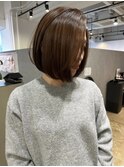 大人上品なボブスタイル！_natural brown_