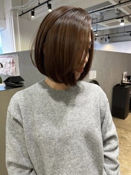 メリー オオサカ(Merly Osaka) 大人上品なボブスタイル！_natural brown_