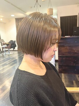 ヘアスペース クレール(hair space clair) 【clair 清水恭平】20代30代40代　大人ナチュラル　横顔美人