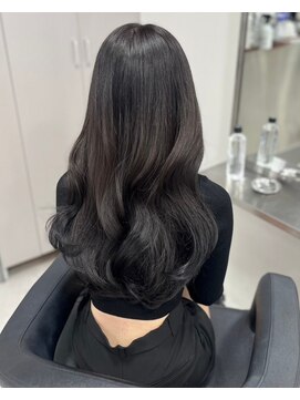 ベレーザシェルト(Beleza scelto) 5421髪質改善グレージュカラーレイヤーロング韓国ワンホンヘア