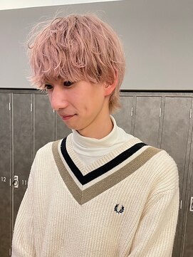 ジルバイジアン(JILL by GIEN) ホワイトピンク/ニュアンスパーマ