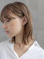 オースティン 調布アミックス(AUSTIN)&nbsp;大人かわいい前髪セシルカットココアブラウンフリンジウェーブ