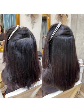 カシュカシュ(cache cache) 酸性ストレート　縮毛矯正　用賀