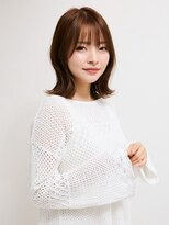 オンク 新宿(onk)&nbsp;黒髪/グレーベージュ/レイヤーロング/前髪パーマ[新宿駅]