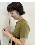 切りっぱなしボブ