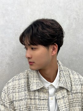 ポート 浦和(PORT) シースルーバング毛流れニュアンスパーマ