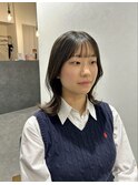 顔まわりレイヤー/クビレボブ