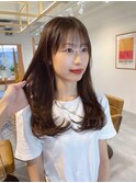 レイヤーカットx似合わせカットxフェミニンロングハッシュカット