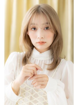 カバーヘア ブリス 戸田公園西口店(COVER HAIR bliss) ホワイトブロンドフレンチカジュアルウルフZ戸田公園20代30代