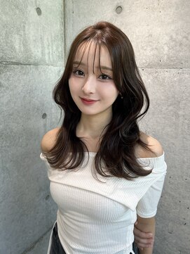 ロンドメリア 天神大名店(Lond Melia) イメチェンヘアスタイル美髪のススメワイドバングブルーブラック