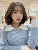 フォルテ 表参道店(FORTE) 【フォルテ千鶴】レッドブラウンカラー韓国風ワンカールボブ