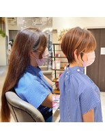 30代40代50代絶壁解消前髪あり小顔前下がりショートボブ ER