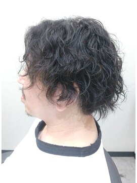 夜髪 水とオイルだけでセット完了。しっかり動くパーマヘア