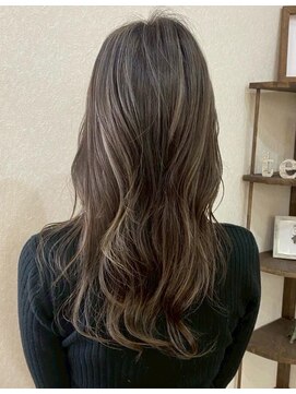 アグランテトラ 野田阪神店(a Gland tetra) 大人可愛い20代30代細めハイライト＊マロンベージュ＊艶髪ロング