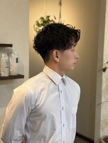 カルマンド(Calmando) ツーブロックマッシュ×ツイストスパイラルパーマ