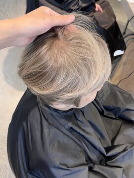 コル(col oodori) 白髪活かしカラー☆札幌ボブ/札幌ショート/札幌白髪染め