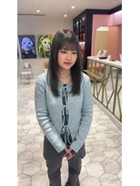 アマンドール(Aman D'or)&nbsp;顔周りレイヤーカット&オリーブグレージュ（内藤）