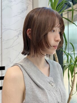 クリアーオブヘアー 一社店(clear OF HAIR) 顔周りレイヤーボブ / momoka