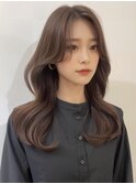 レイヤーカット　韓国ヘア