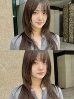 ローネス ギンザ(LONESS ginza)&nbsp;ロングレイヤー/くびれヘア/秋カラー/透明感カラー