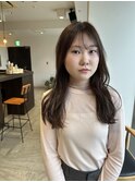 【akari】ブラウンベージュ　レイヤーカット
