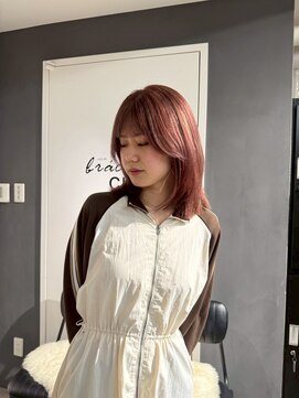 ソワンドゥブレスシエン 堀江店(soin de brace CIEN) 韓国前髪顔周りロング×レイヤーグレージュ[堀江/髪質改善]