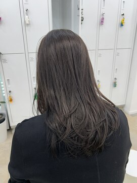 ディジョン(Dijon) 韓国顔まわりレイヤーカットグレージュオリーブベージュブラウン