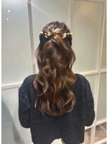 トッカ 高槻店(tocca)&nbsp;艶髪ハーフアップアレンジ