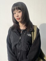 ロックス バイ マグ 松本(rocks BY MAG)&nbsp;ブリーチなし秋色カラーオリーブカラーミディアムレイヤー