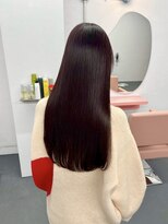 ツイ 新潟駅南けやき通り(tui) 髪質改善ストレート/ボルドーカラー/艶カラー