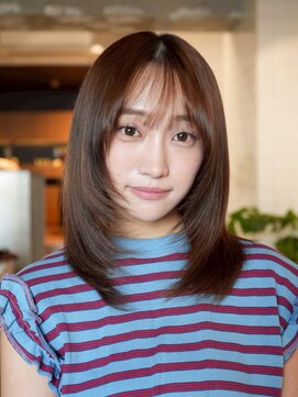 エルフレームバイワンラヴェスト(L'FLAME by one Lovest) 顔周りレイヤー/ダブルカラー/髪質改善/ケアブリーチ長野駅◆