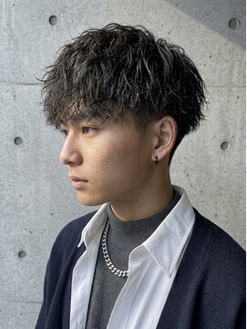 オールデイハローズ 草津店(ALL DAY HELLO'S) メンズツイストスパイラル×無造作束感マッシュ♯52滋賀草津