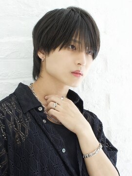 エイド 本店(aid) ナチュラルシースルーマッシュウルフ地毛風縮毛矯正