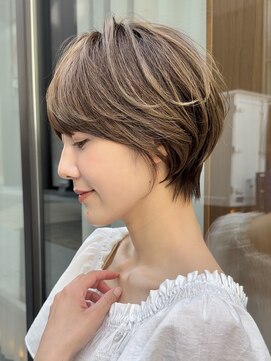 ビューギンザ(VIEW GINZA) 30代40代50代白髪ぼかし髪質改善ハイライト縮毛矯正ショート