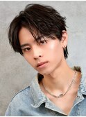 刈り上げセンターパート/波巻きツイストスパイラル/表参道