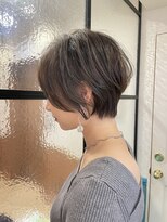 ロンドロゼ 池袋(Lond rose) くすみベージュ/細めハイライト/ショート/白髪ぼかし/小顔/池袋