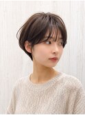 小顔ショートひし形ショート大人ショート似合わせカット髪質改善