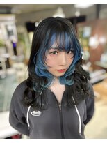 モモ(momo) 人気インナーカラー/イヤリングカラー/フェイスフレーミング