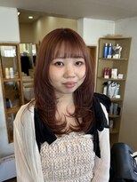 ペッツエヌエー(PETZna)&nbsp;ブリーチコーラルピンク×たっぷりレイヤー