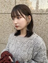 ヒマリ 自由が丘 緑が丘(Himari)&nbsp;イヤリングカラー/ケアブリーチ/ミディアム/30代/40代/50代